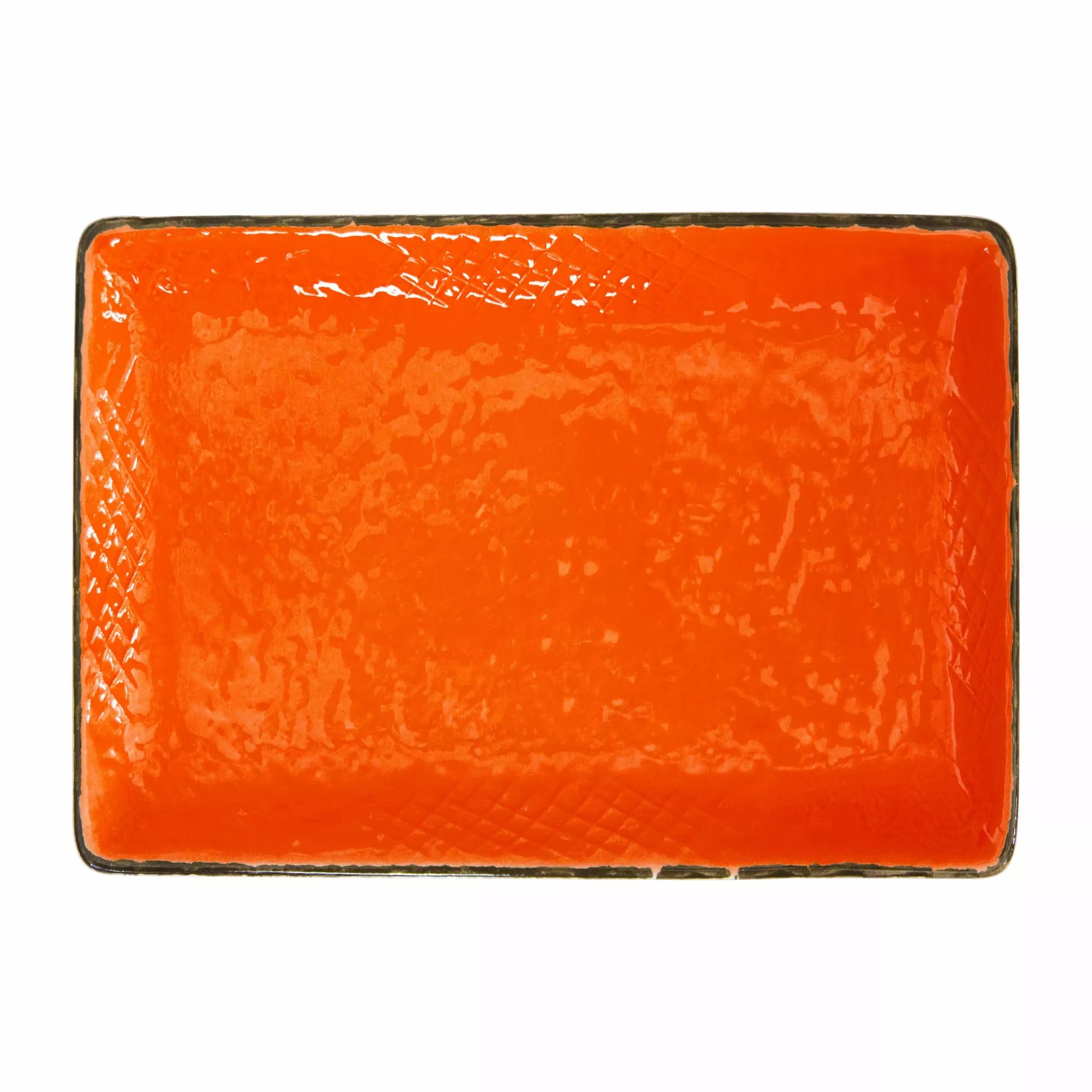 ARCUCCI PRETA VASSOIO RETTANGOLARE - Arancio